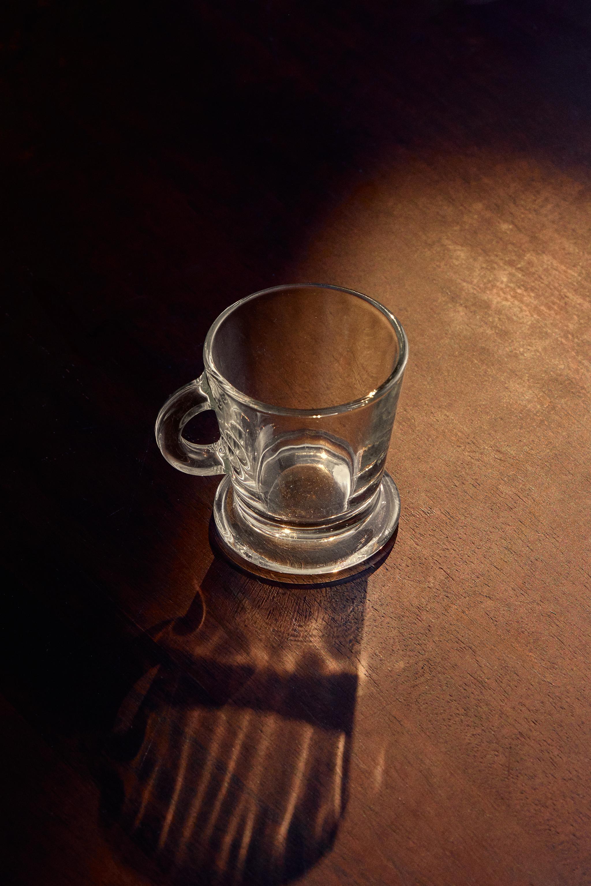 TRANSPARENT GLASS ESPRESSO CUP